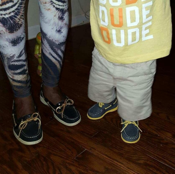 Sperry Top Siders Boat Shoes Toddler 4M - Picture 7 of 8